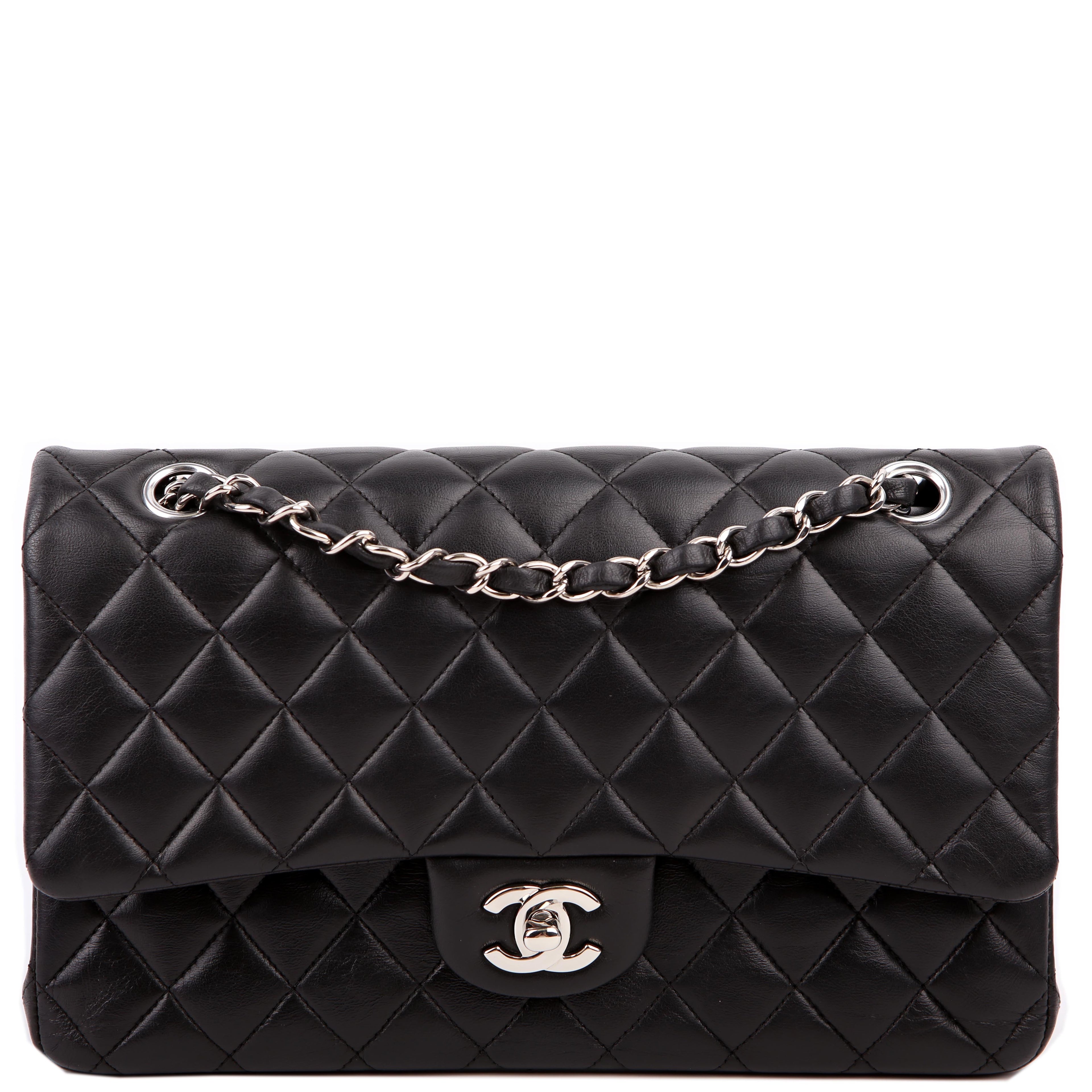 Classic Flap Medium Lambskin Black