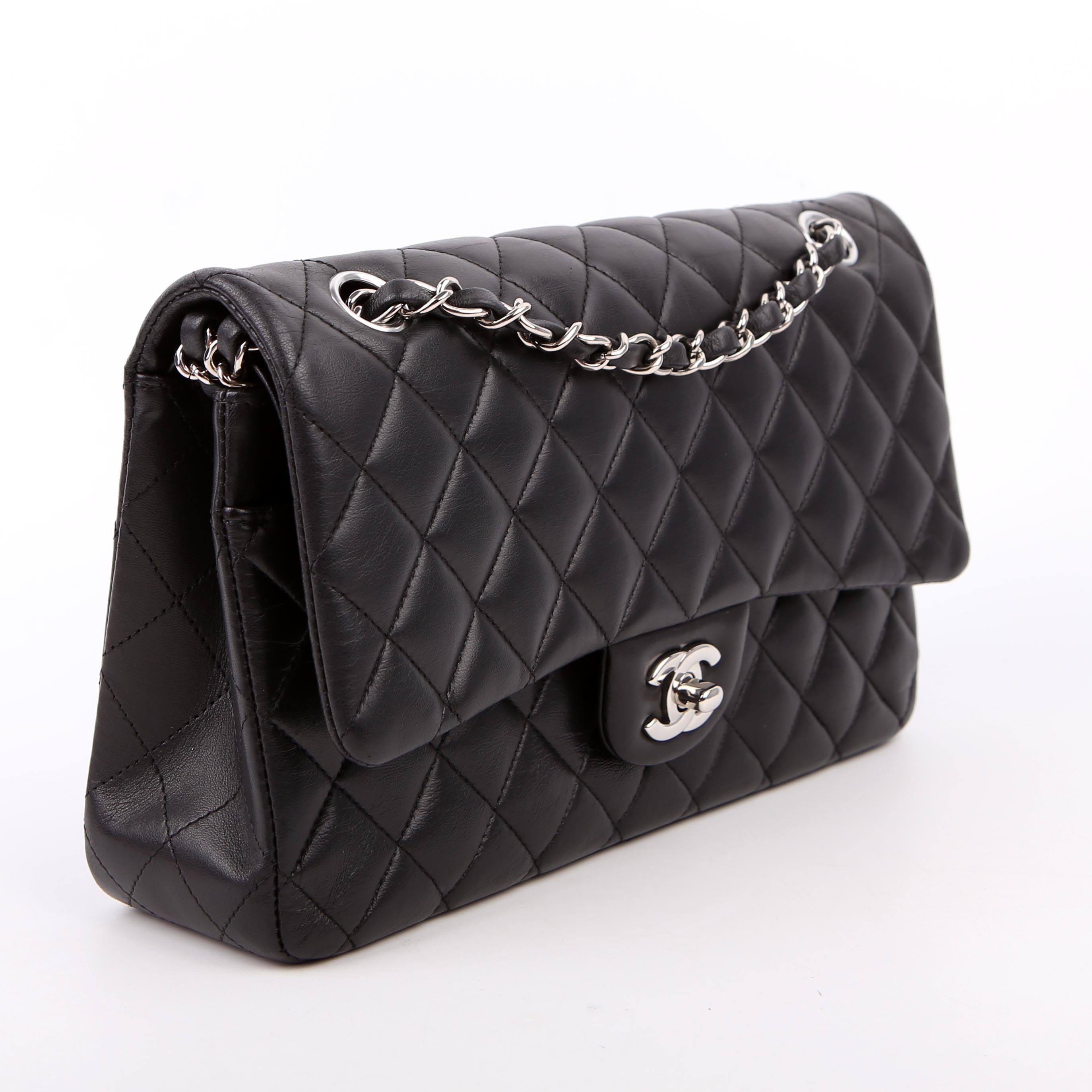 Classic Flap Medium Lambskin Black