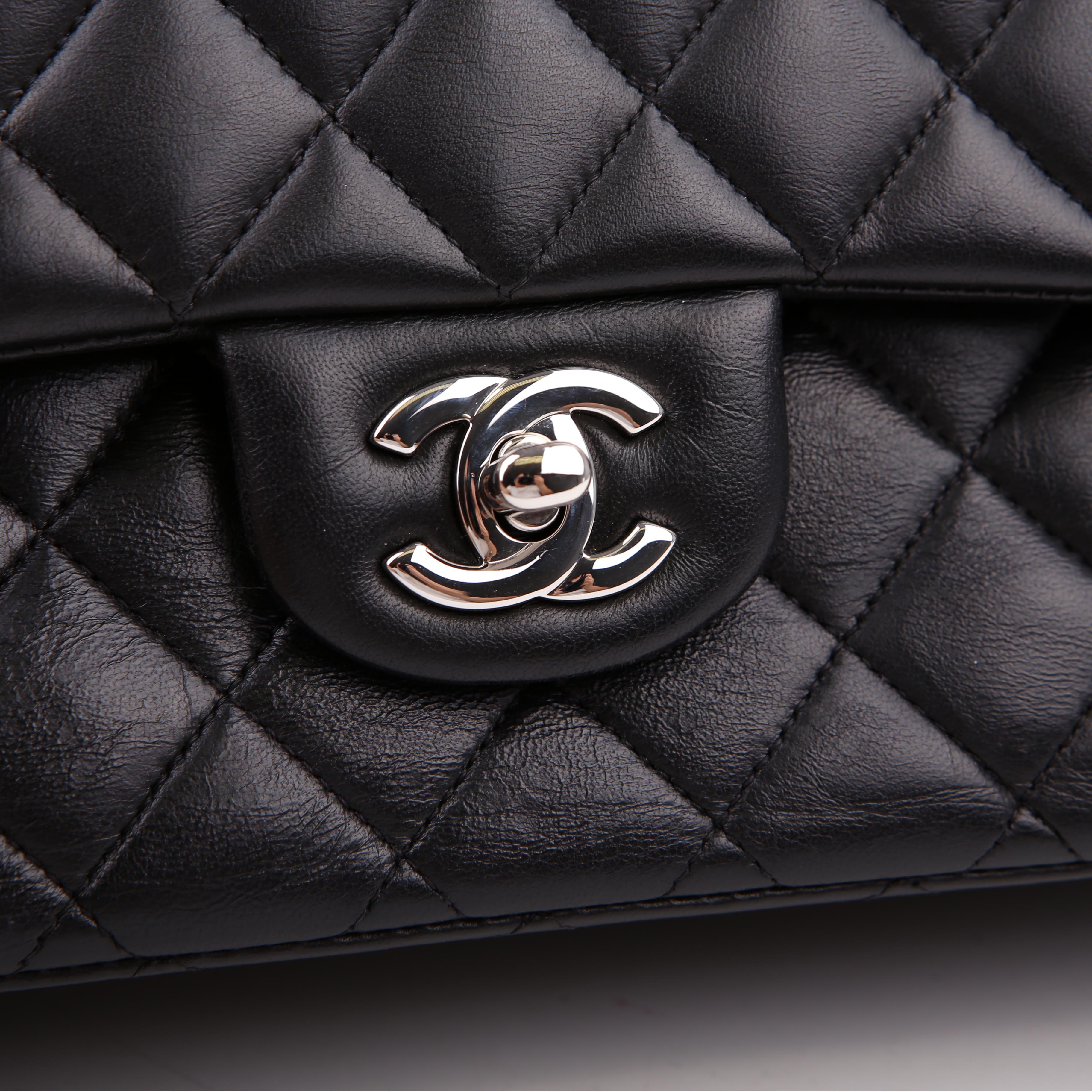 Classic Flap Medium Lambskin Black