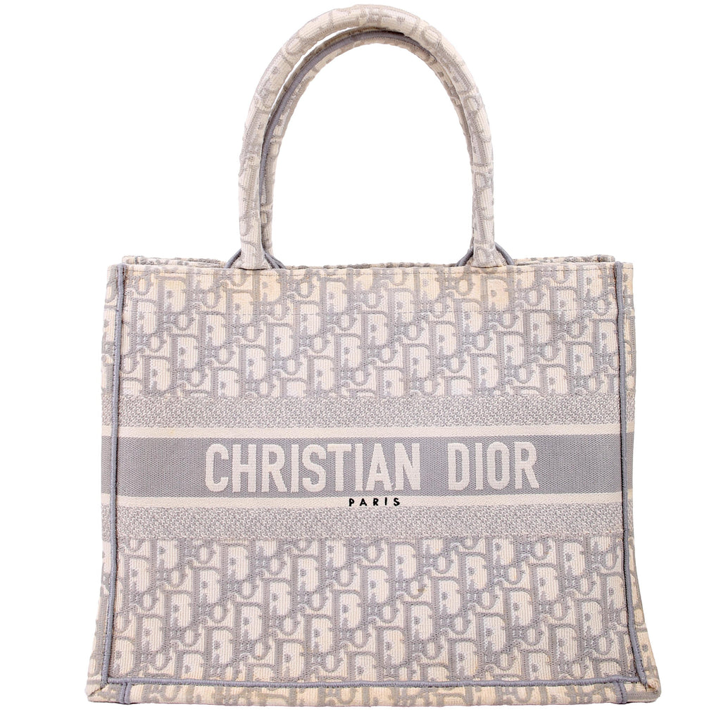 Dior Book Tote Medium Grey