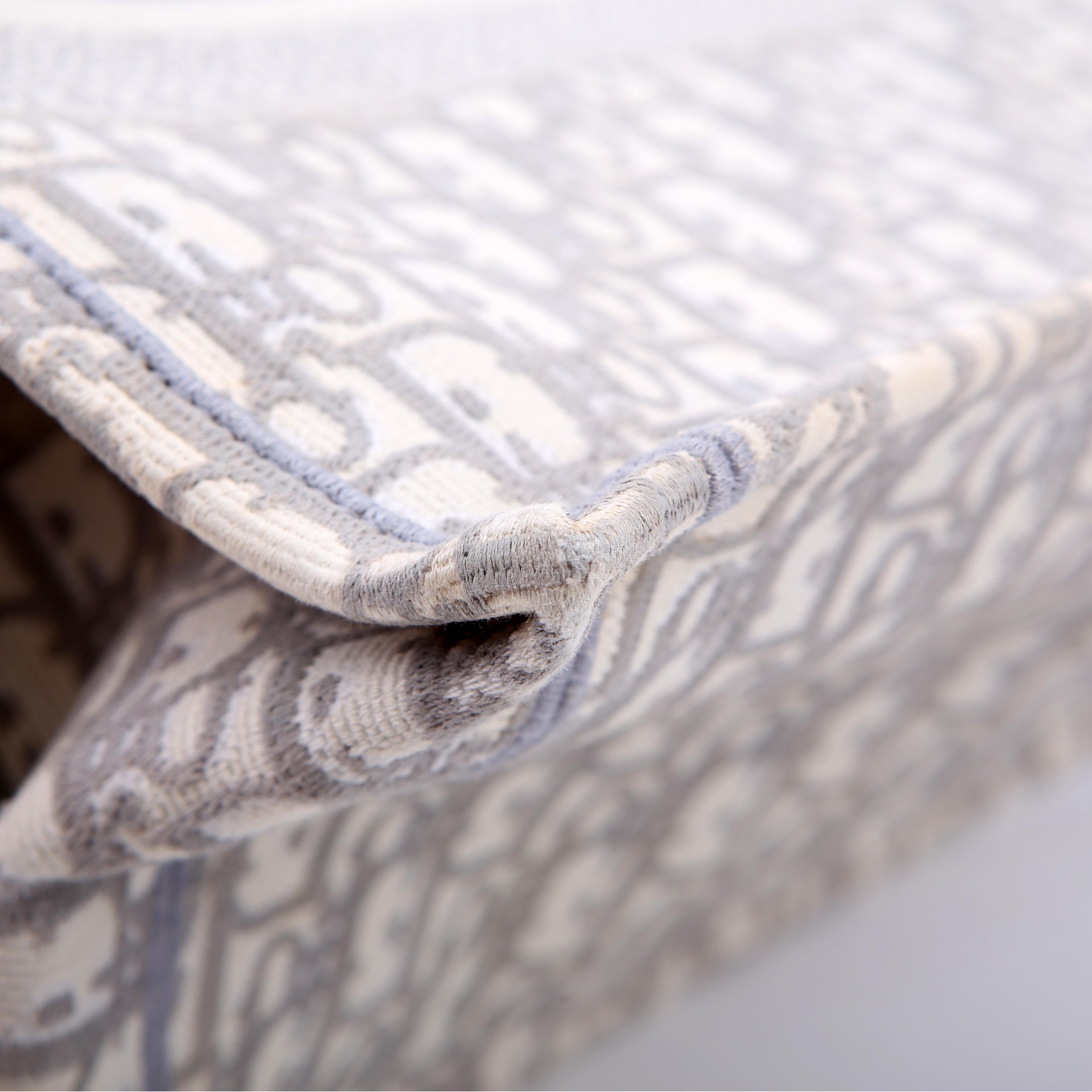Dior Book Tote Medium Grey