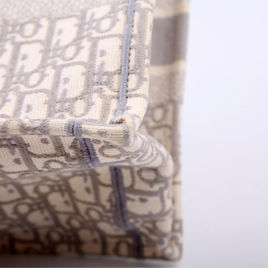Dior Book Tote Medium Grey