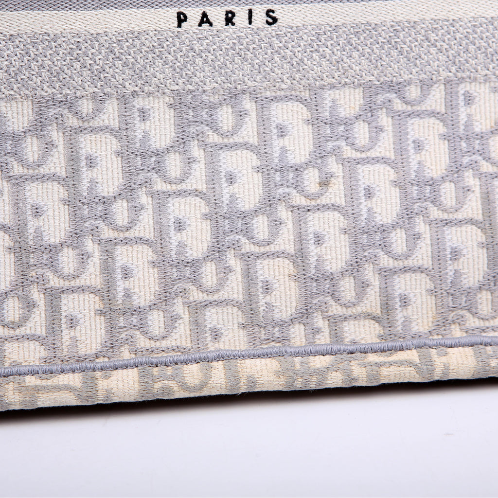 Dior Book Tote Medium Grey