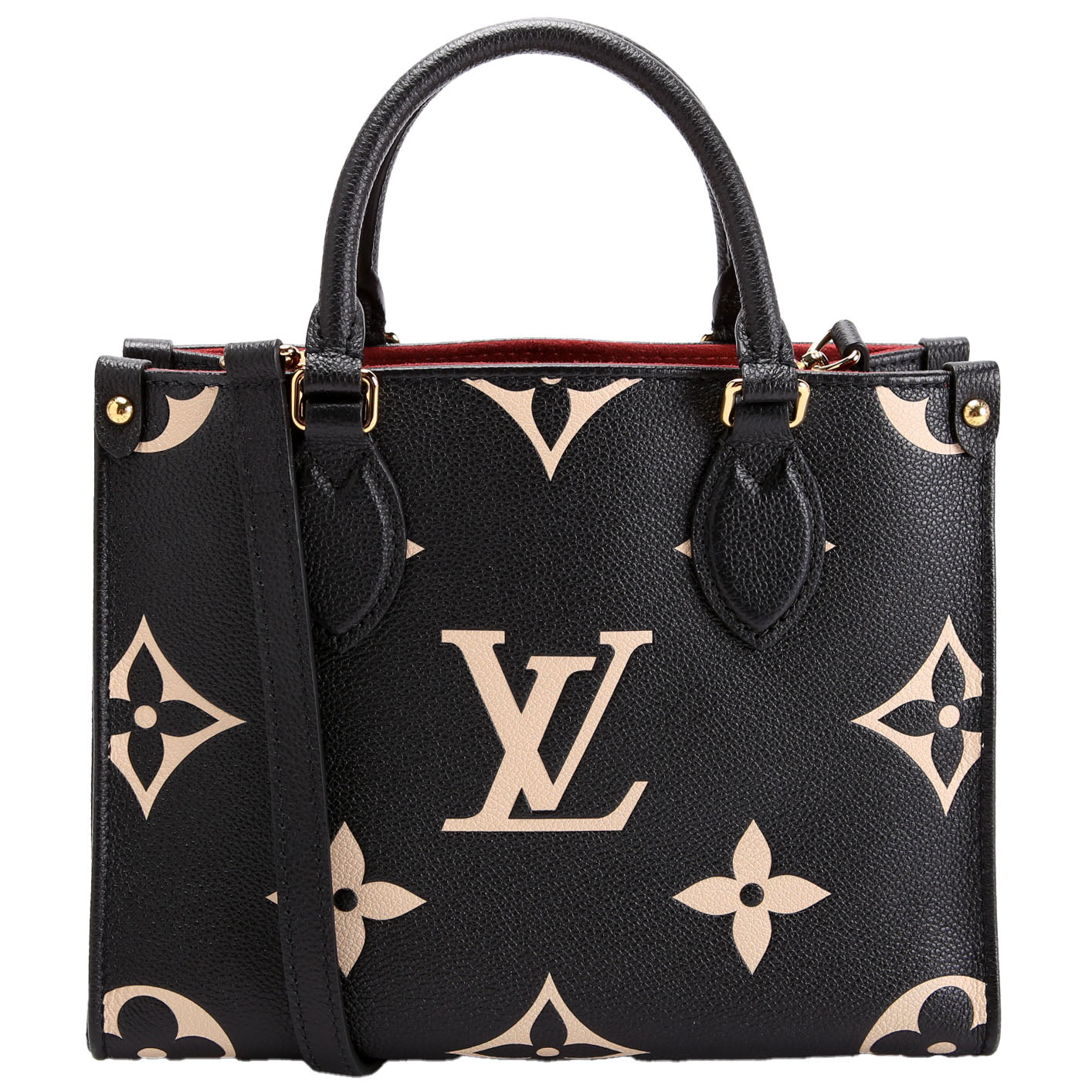 ONTHEGO PM Bicolor Empreinte Black/Beige
