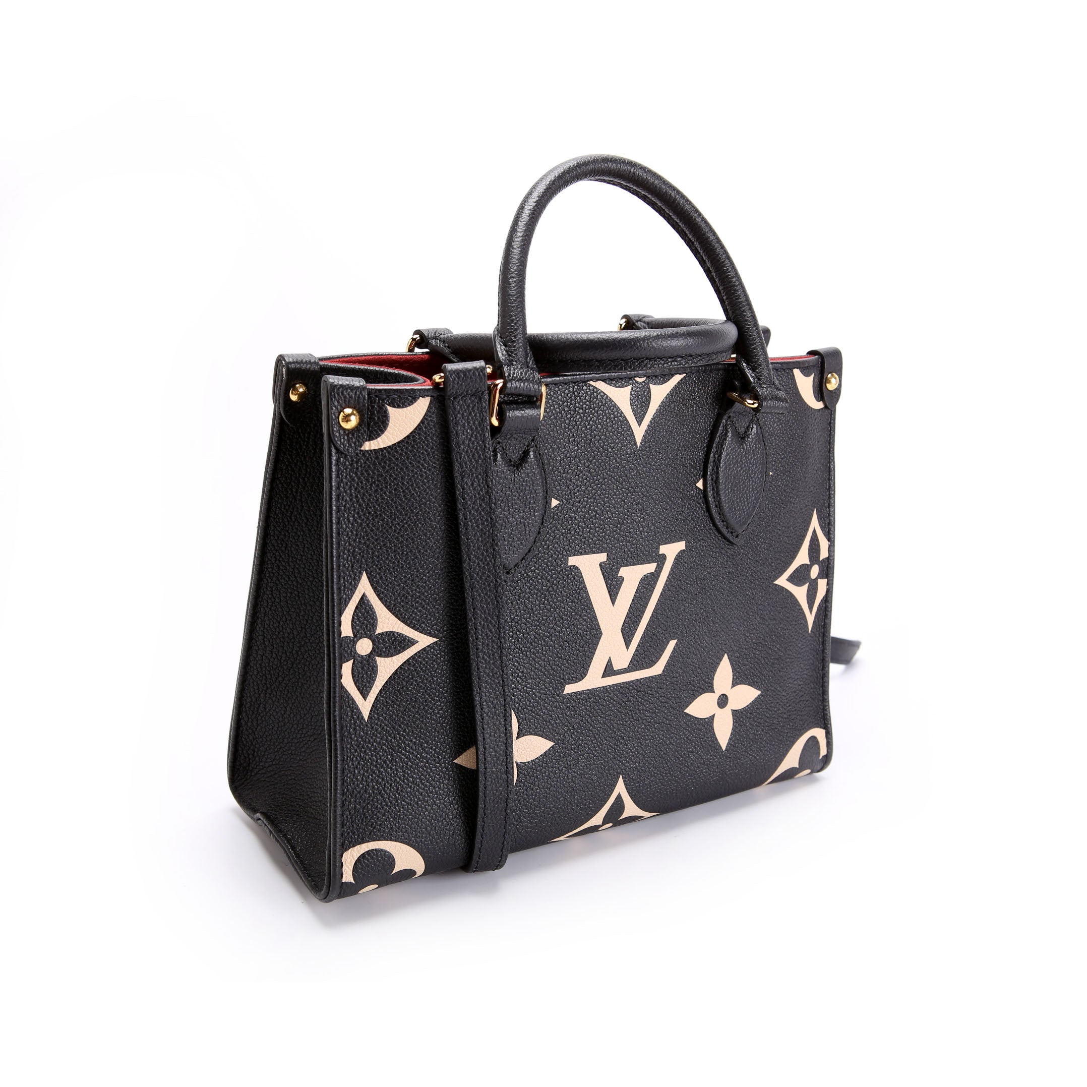 ONTHEGO PM Bicolor Empreinte Black/Beige