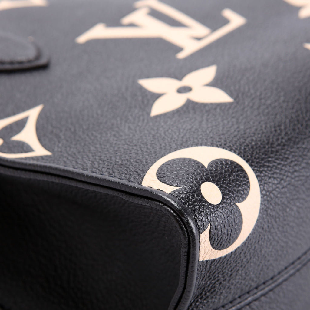 ONTHEGO PM Bicolor Empreinte Black/Beige