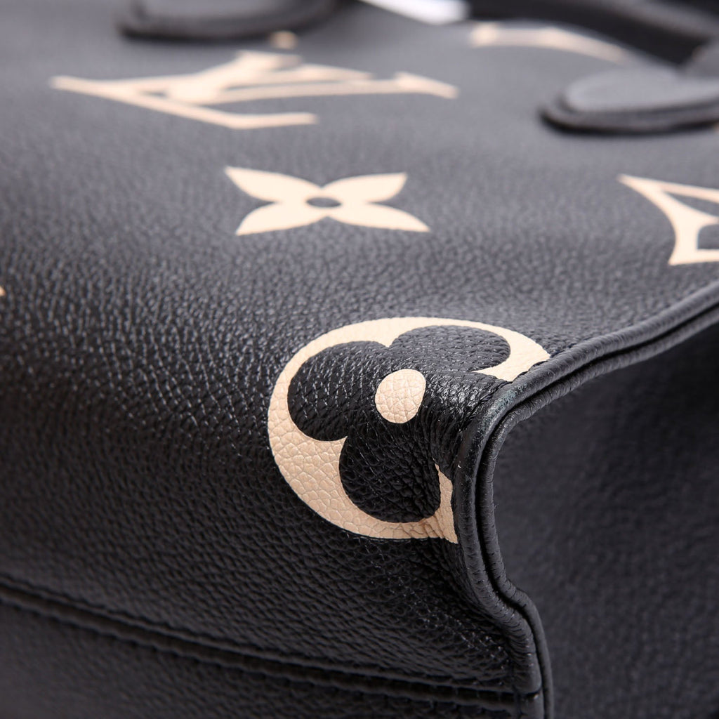 ONTHEGO PM Bicolor Empreinte Black/Beige