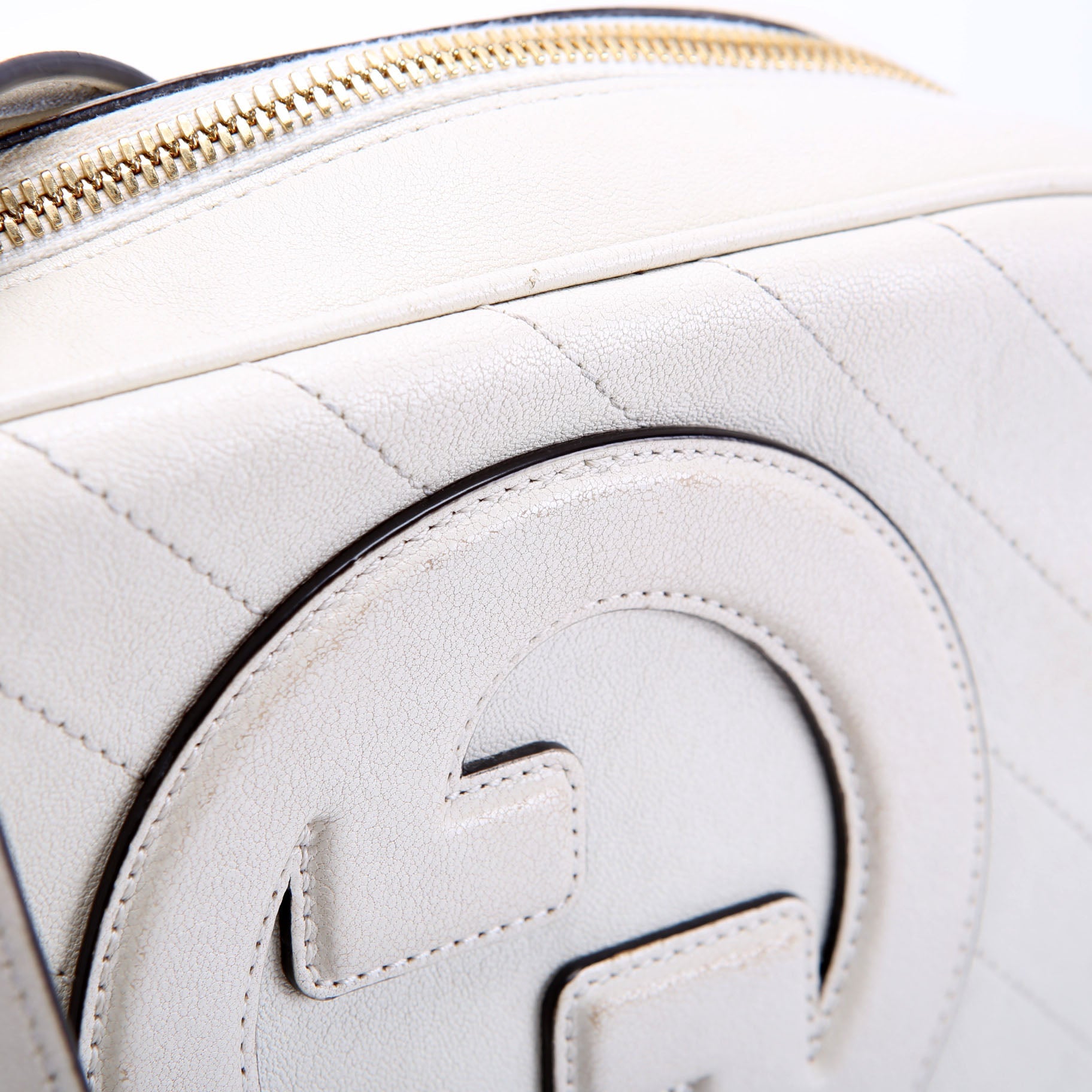742360 Blondie Small Shoulder Bag Ivory