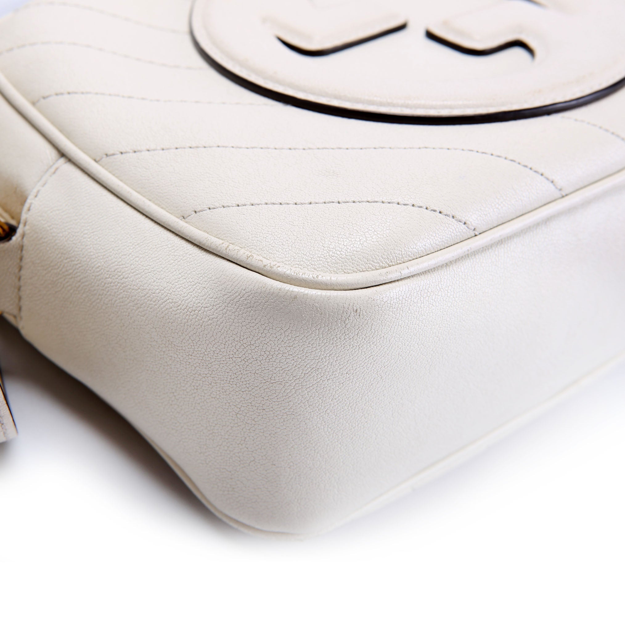 742360 Blondie Small Shoulder Bag Ivory