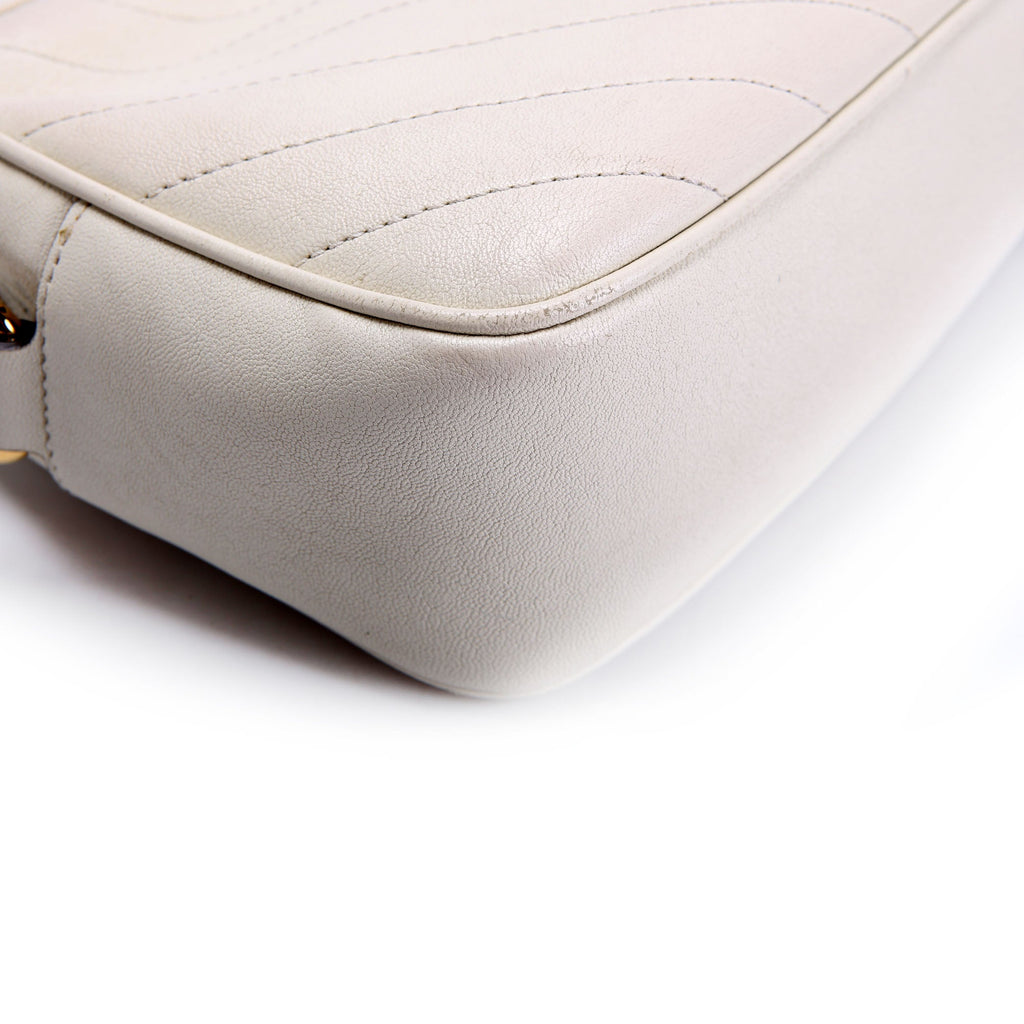 742360 Blondie Small Shoulder Bag Ivory
