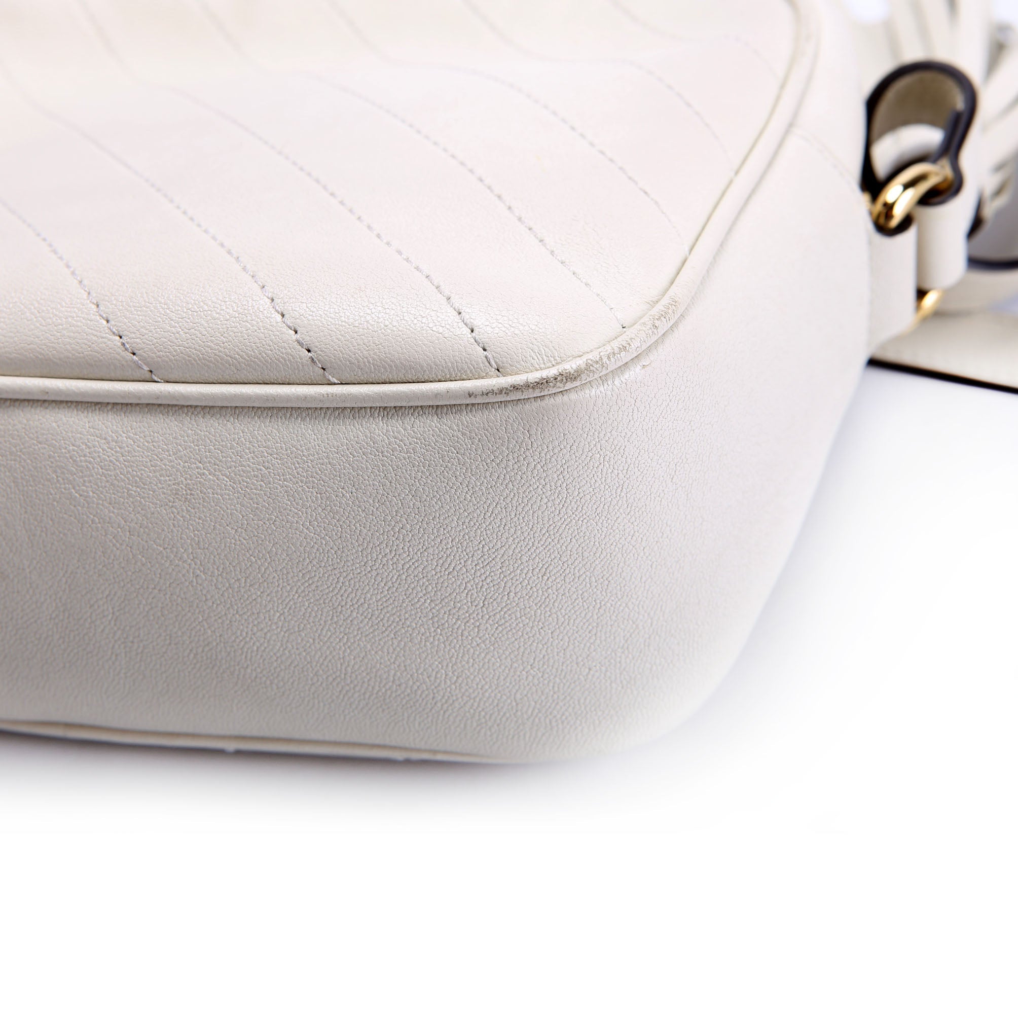 742360 Blondie Small Shoulder Bag Ivory