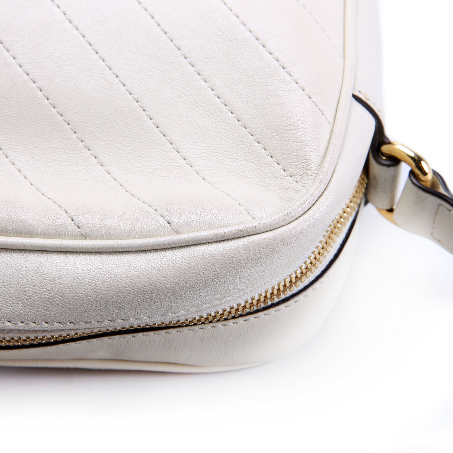 742360 Blondie Small Shoulder Bag Ivory