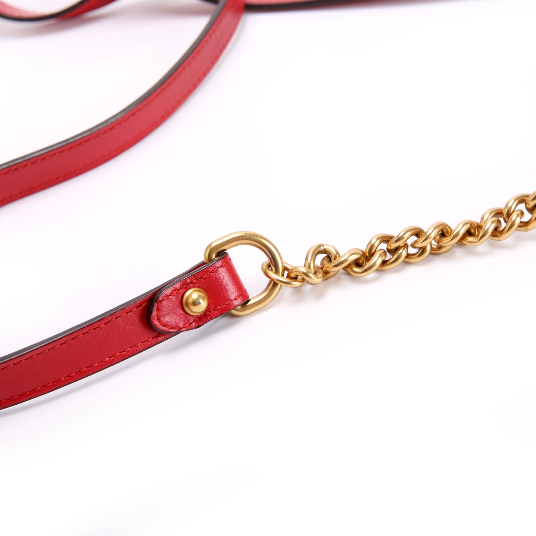 Gucci 448065 Marmont Mini Camera Bag Red