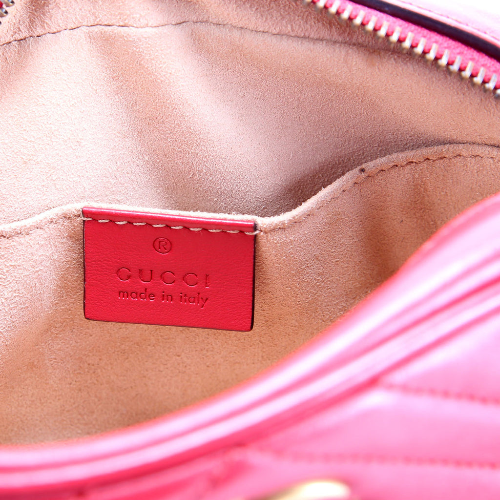 Gucci 448065 Marmont Mini Camera Bag Red