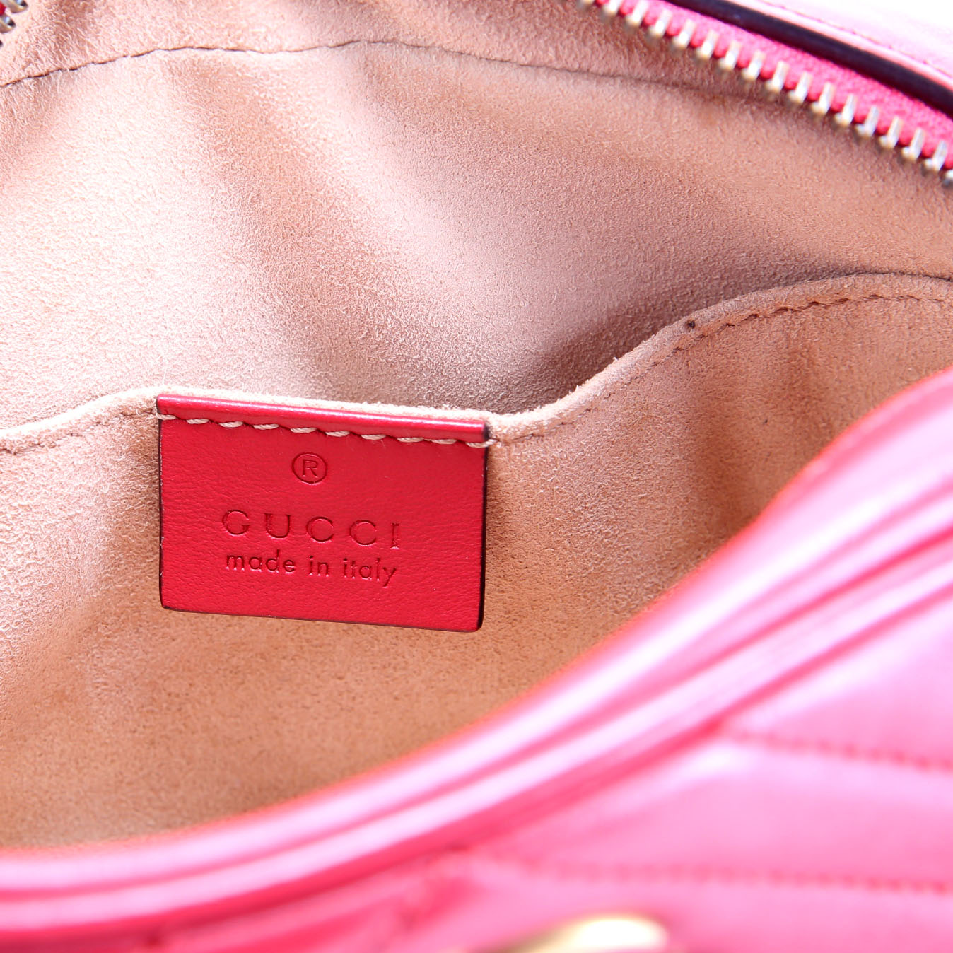 Gucci 448065 Marmont Mini Camera Bag Red