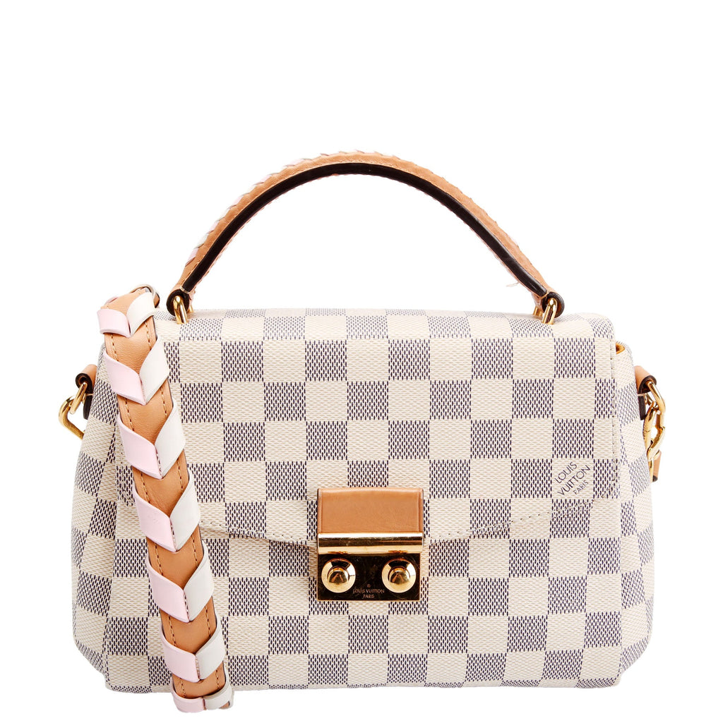 Croisette Damier Azur Braided White