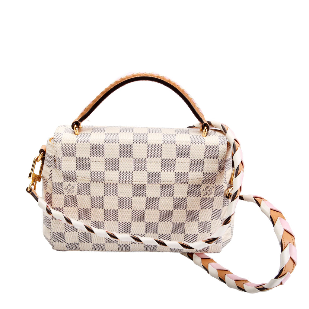 Croisette Damier Azur Braided White