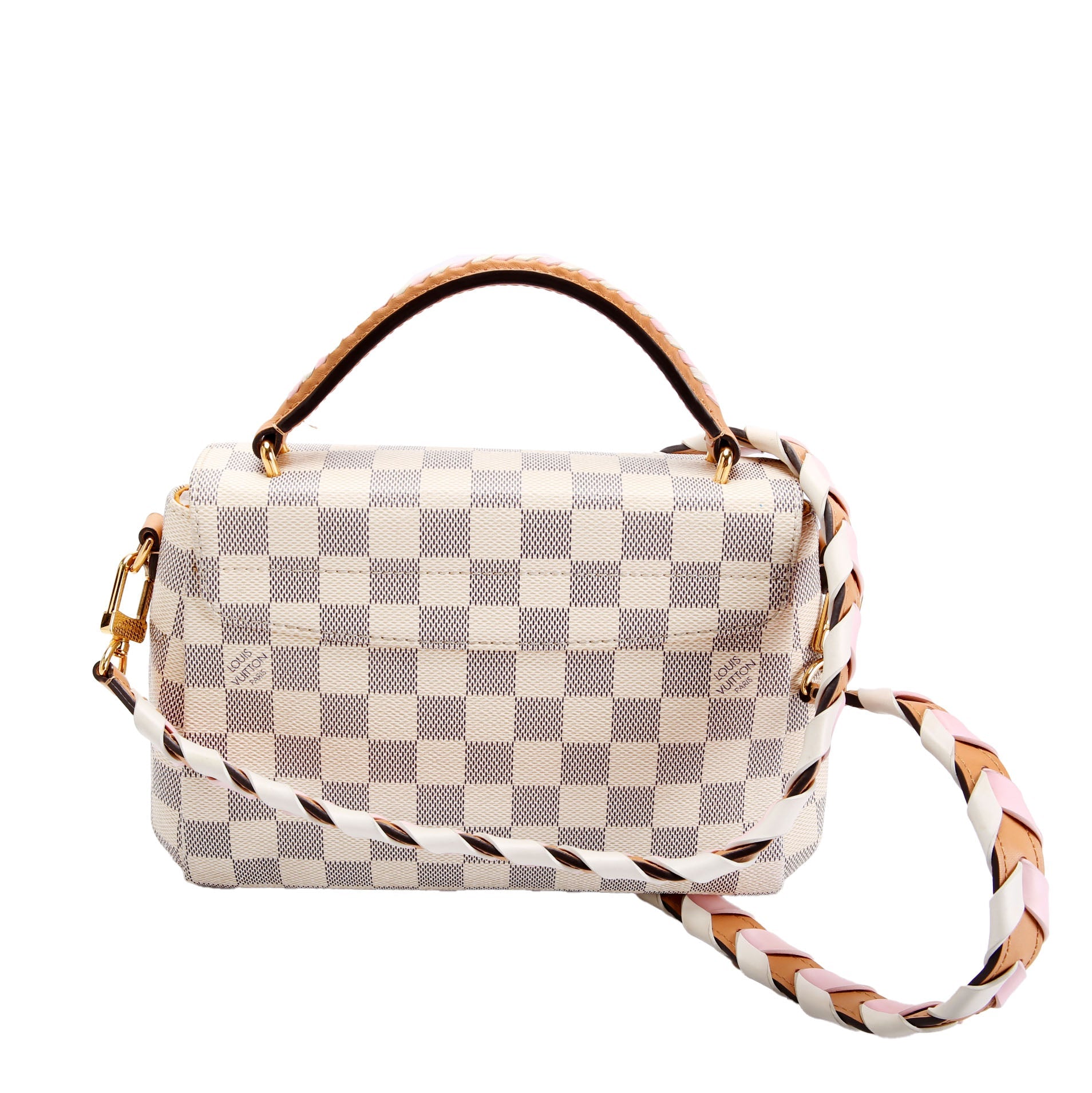 Croisette Damier Azur Braided White