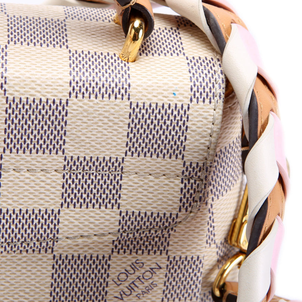 Croisette Damier Azur Braided White
