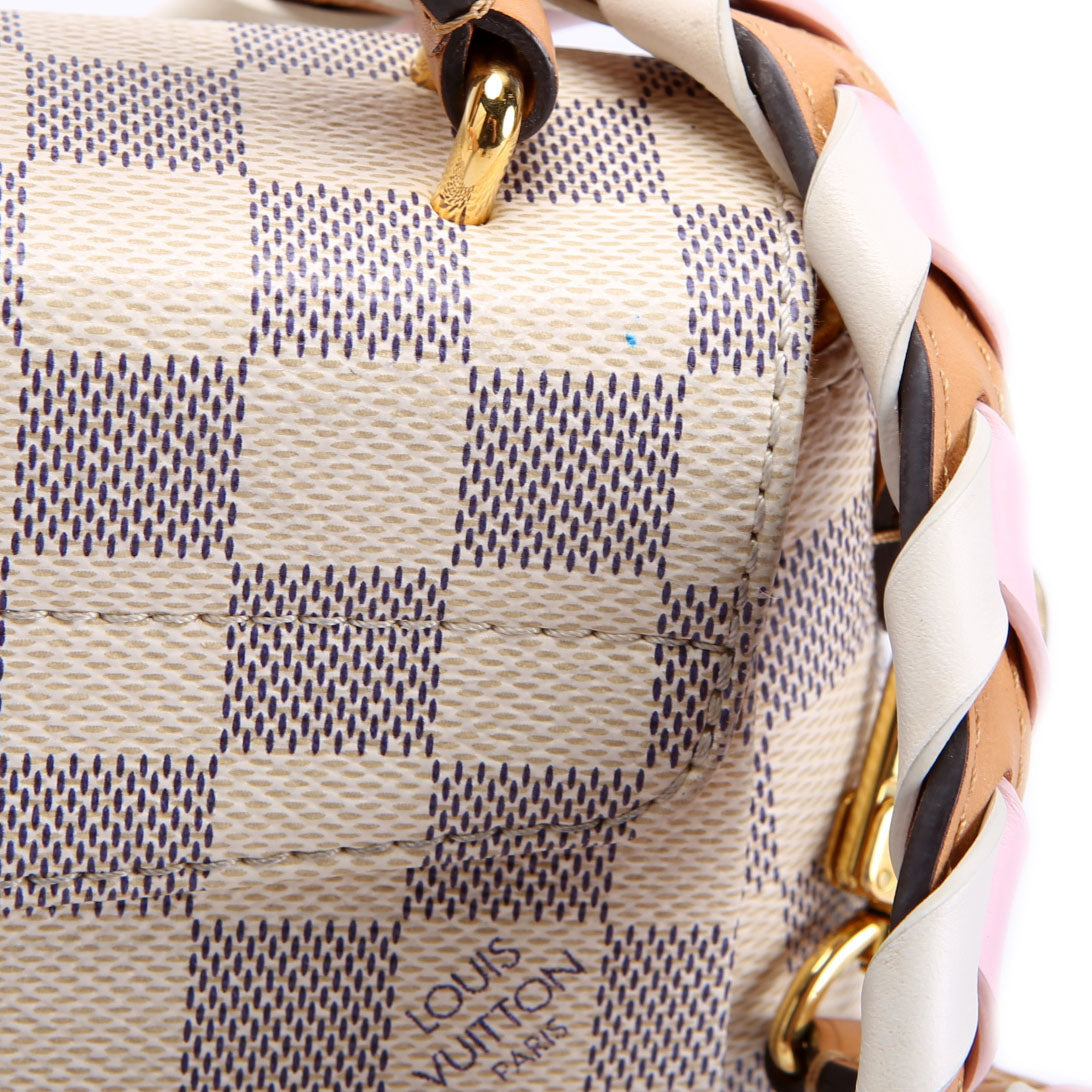 Croisette Damier Azur Braided White