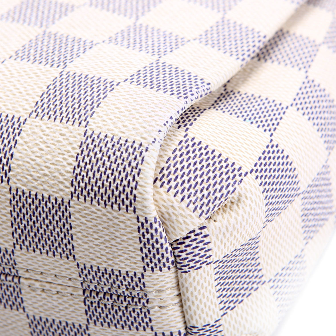 Croisette Damier Azur Braided White