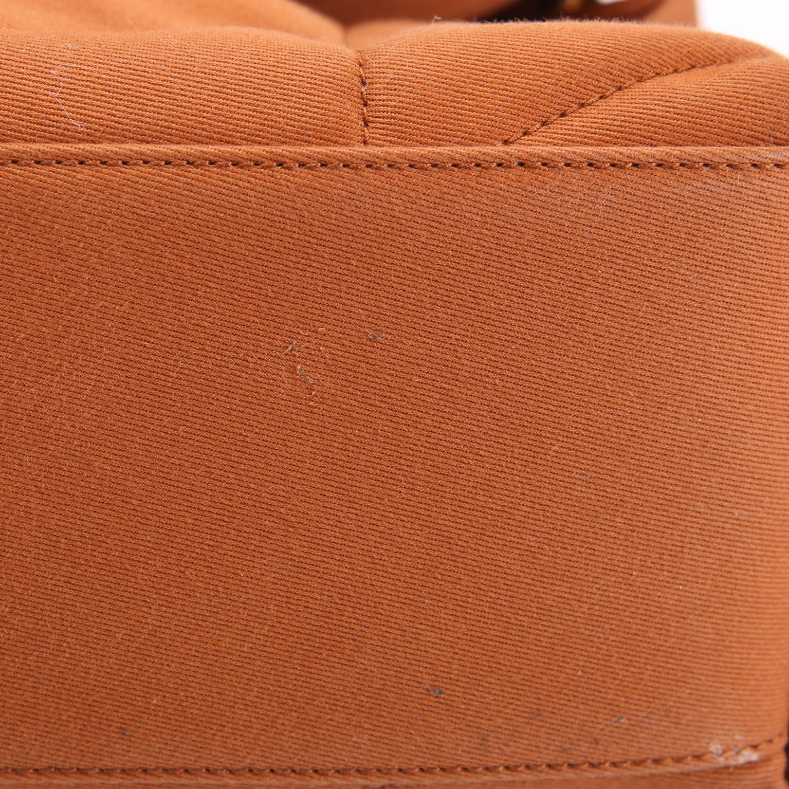 SAINT LAURENT Puffer Quilted Small Canvas 577476 Brown