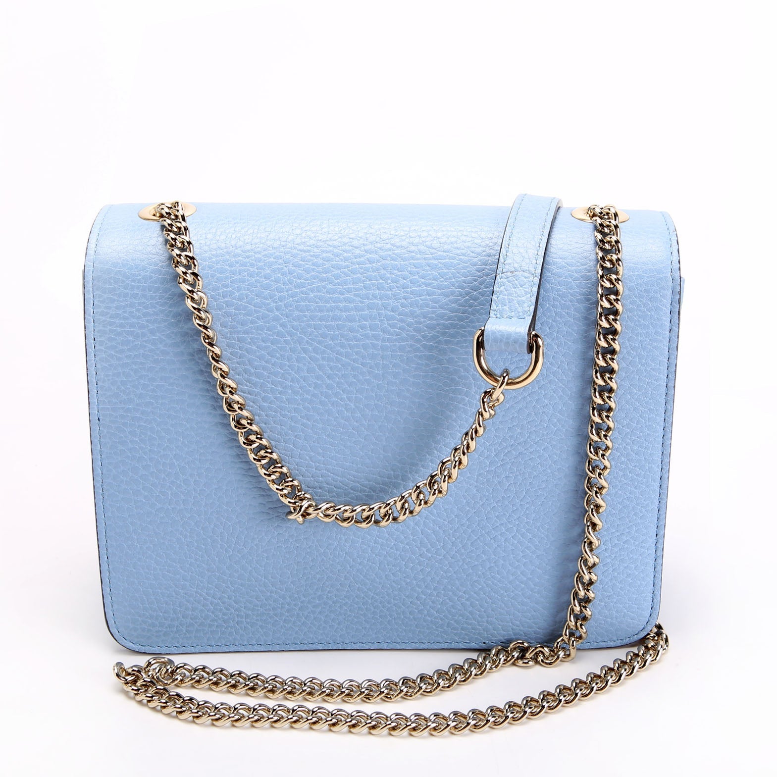 Gucci 510304 Interlocking Small Crossbody Blue