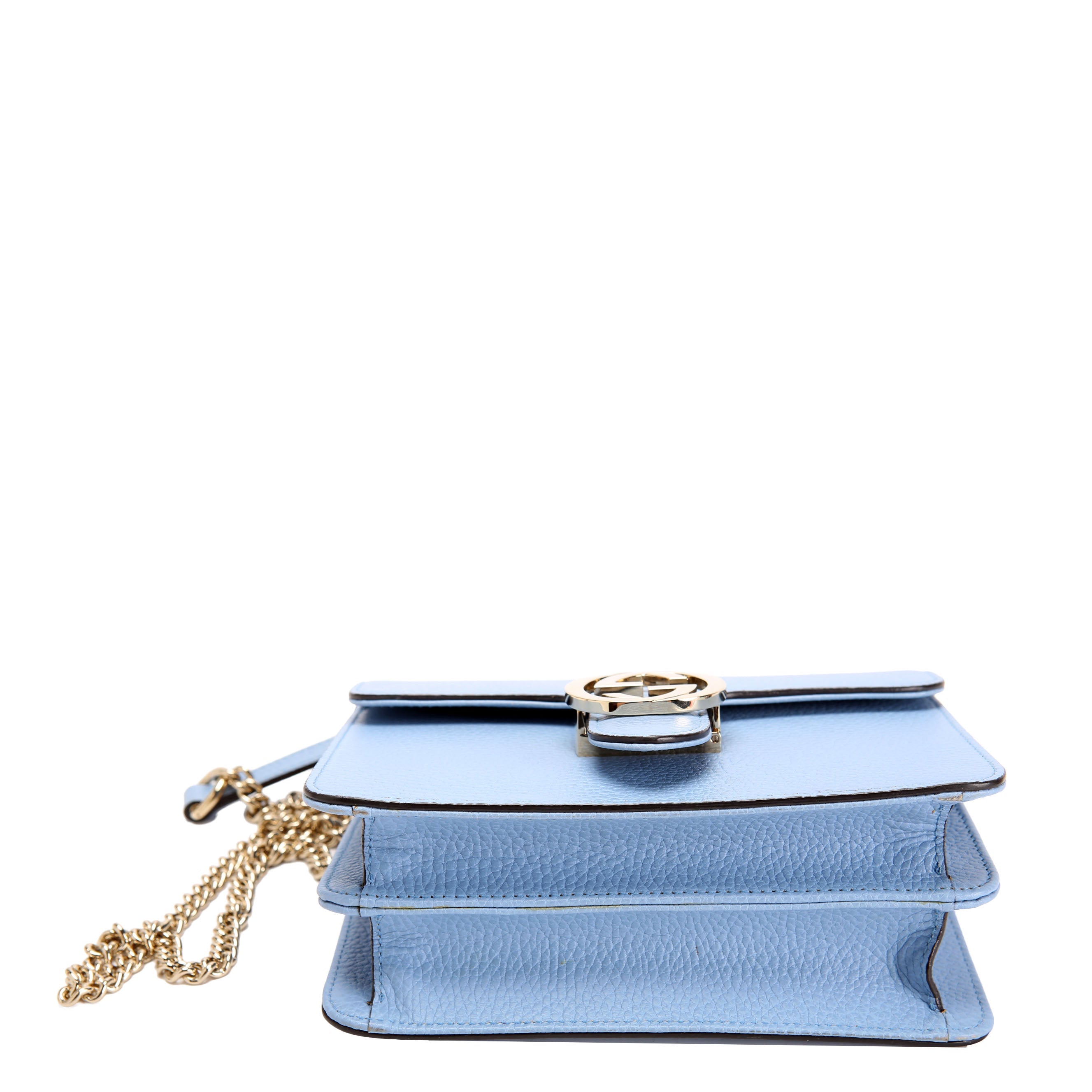 Gucci 510304 Interlocking Small Crossbody Blue