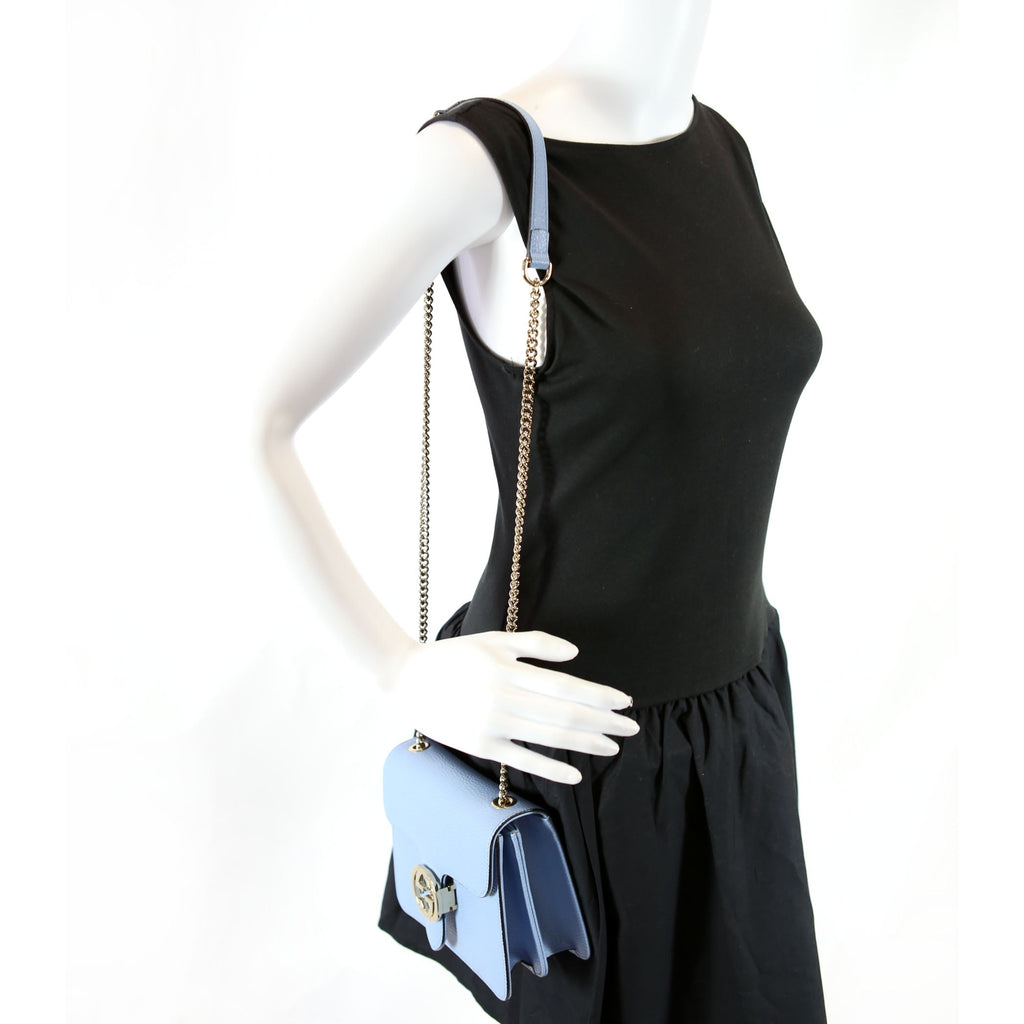 Gucci 510304 Interlocking Small Crossbody Blue