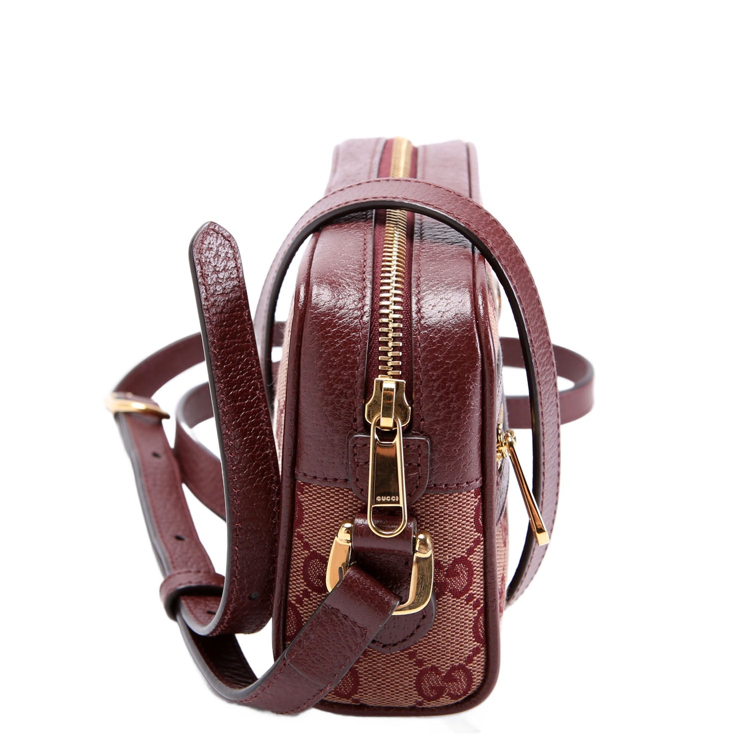 Gucci 517350 GG Canvas Mini Ophidia Burgundy