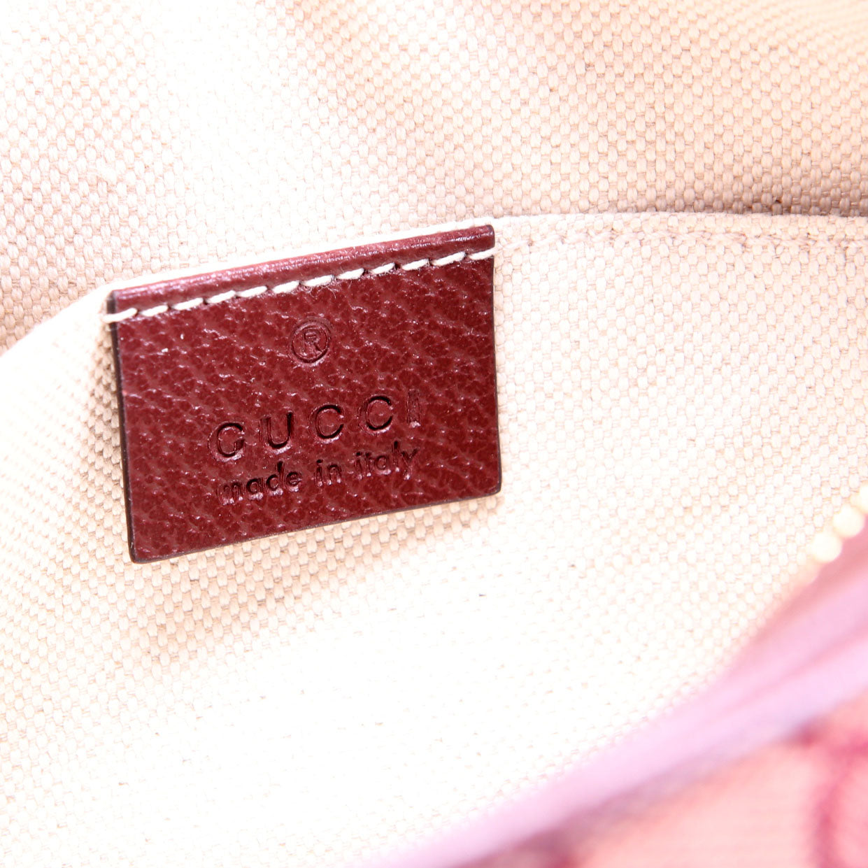 Gucci 517350 GG Canvas Mini Ophidia Burgundy
