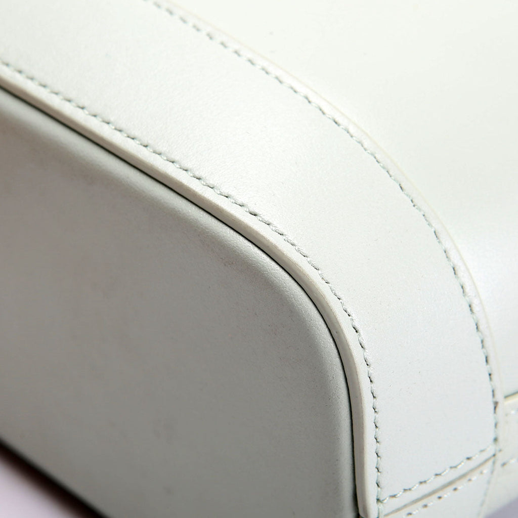 Cuir Triomphe Small Bucket Bag Seafoam