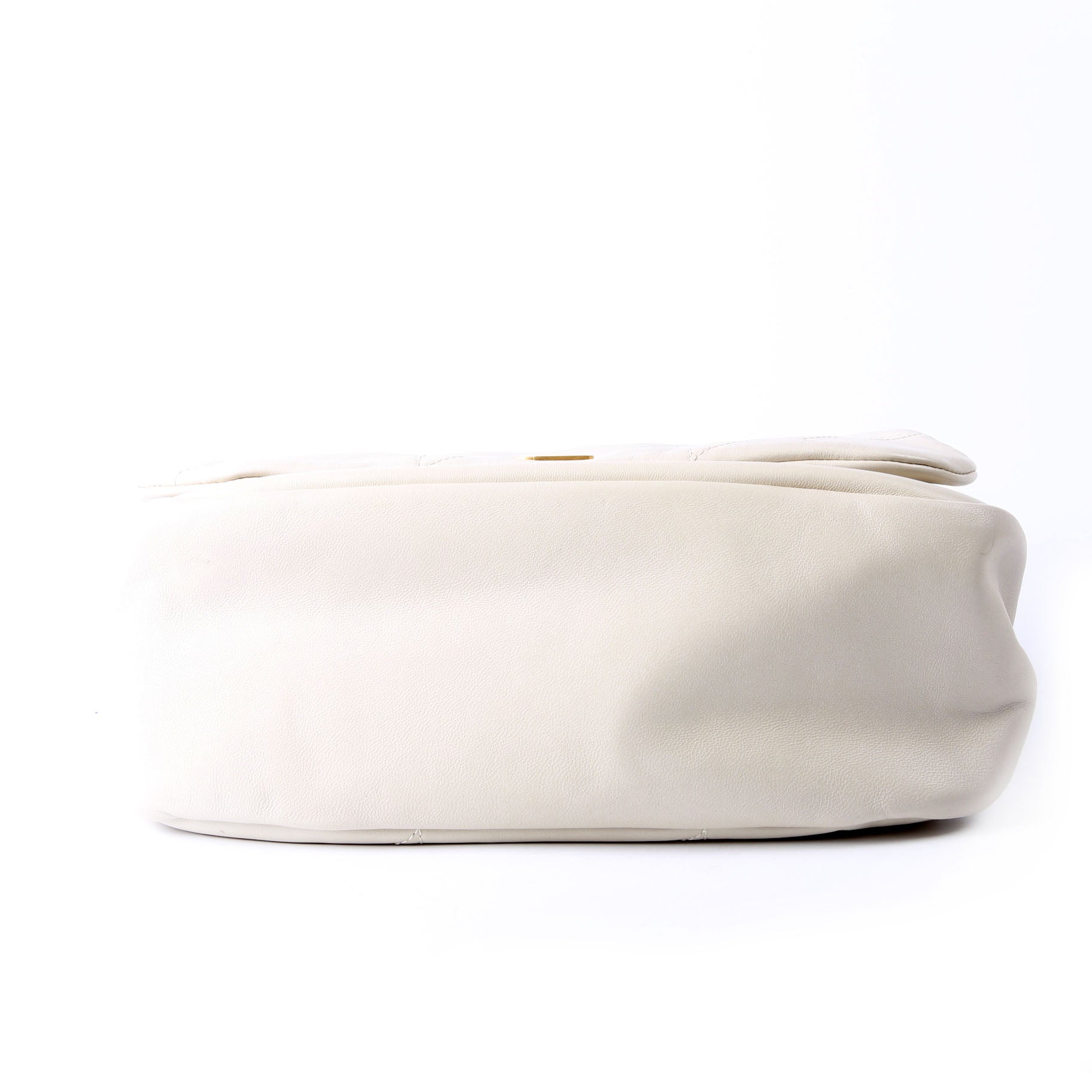 SAINT LAURENT 763475 Jamie 4.3 Small Quilted Lambskin Ivory