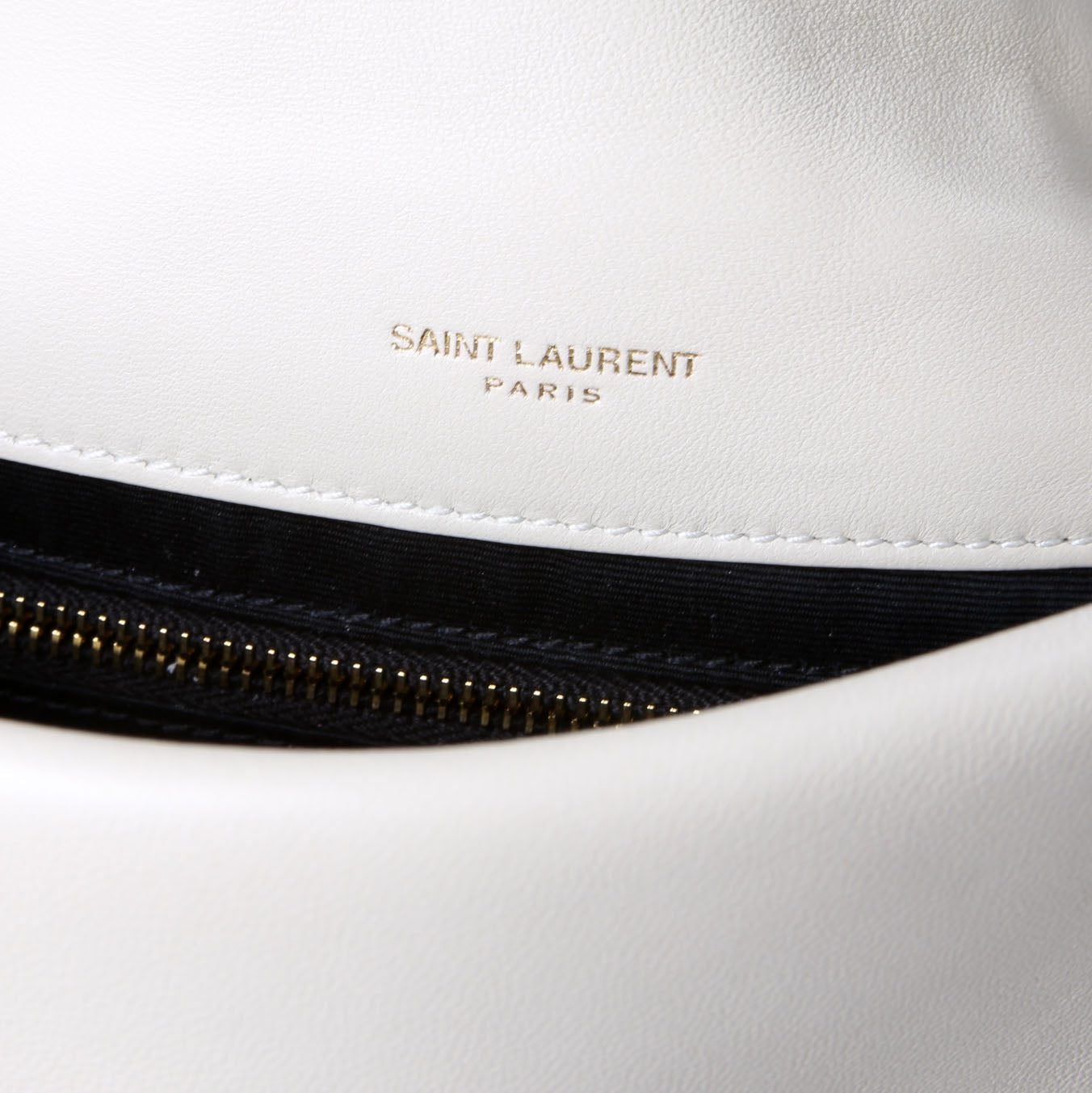 SAINT LAURENT 763475 Jamie 4.3 Small Quilted Lambskin Ivory