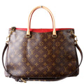 Pallas Tote Monogram Canvas Side