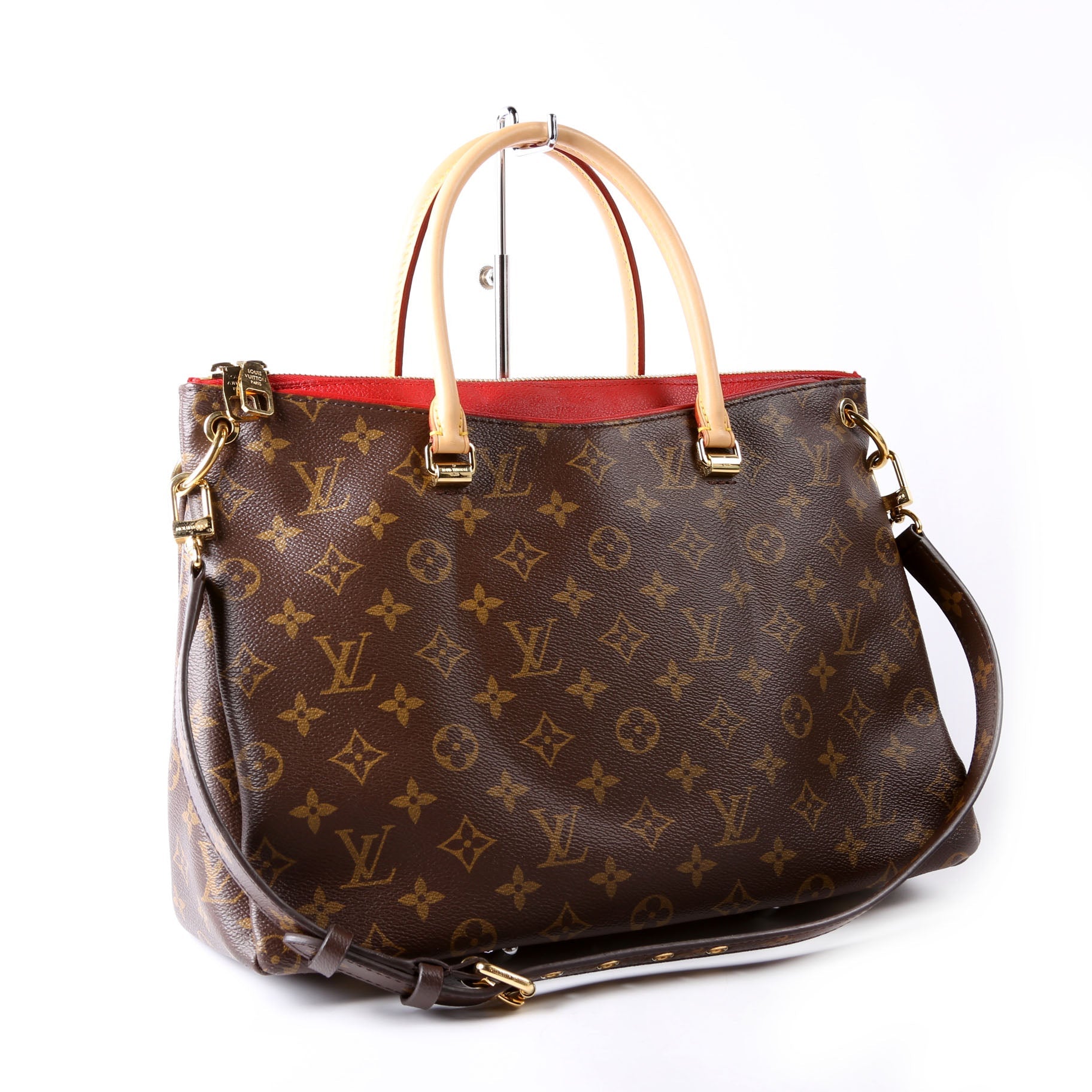 Pallas Tote Monogram Canvas Side
