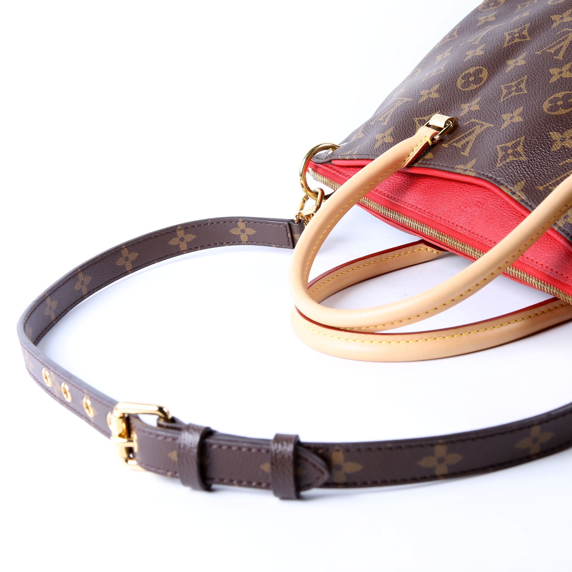 Pallas Tote Monogram Canvas Side