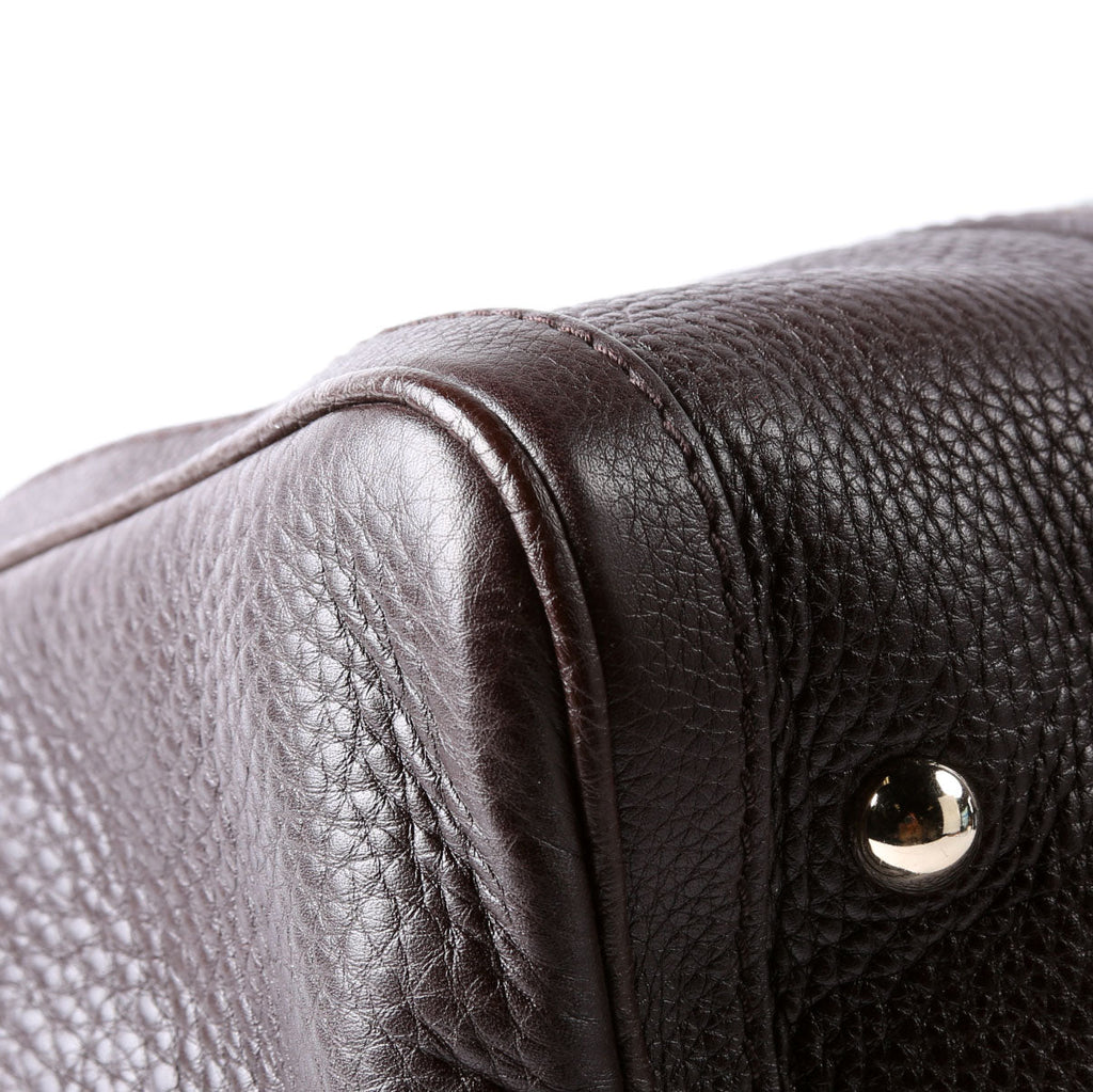 Gucci 247205 Boston Bag Web Leather