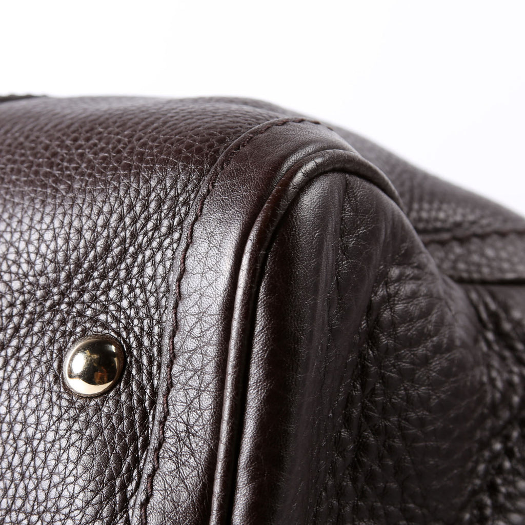 Gucci 247205 Boston Bag Web Leather