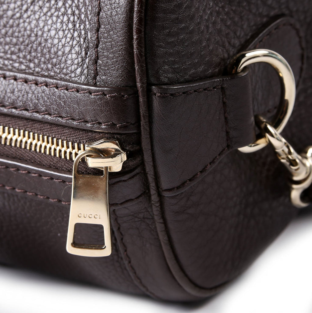 Gucci 247205 Boston Bag Web Leather
