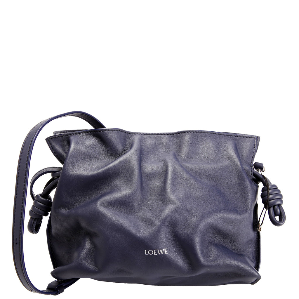 Flamenco Knot Clutch Mini Navy