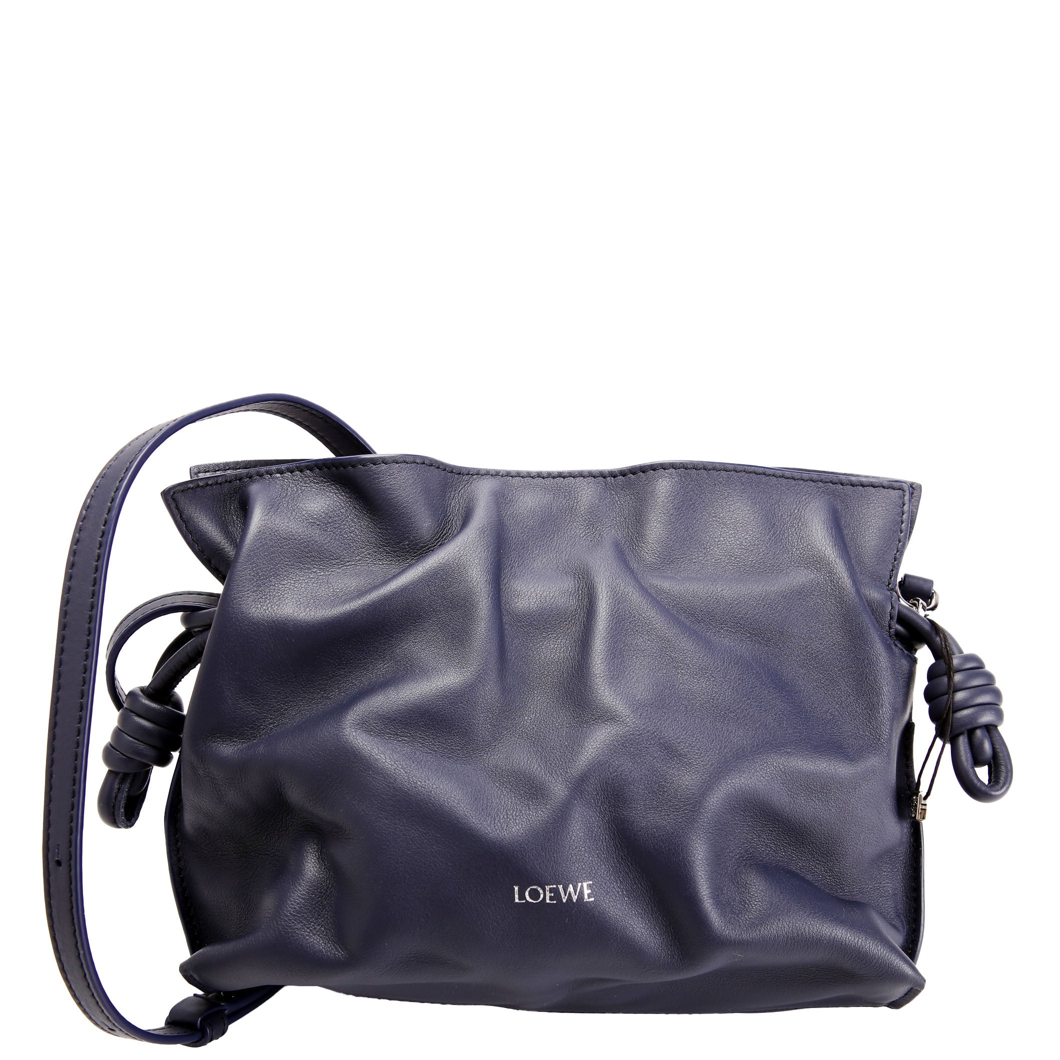 Flamenco Knot Clutch Mini Navy