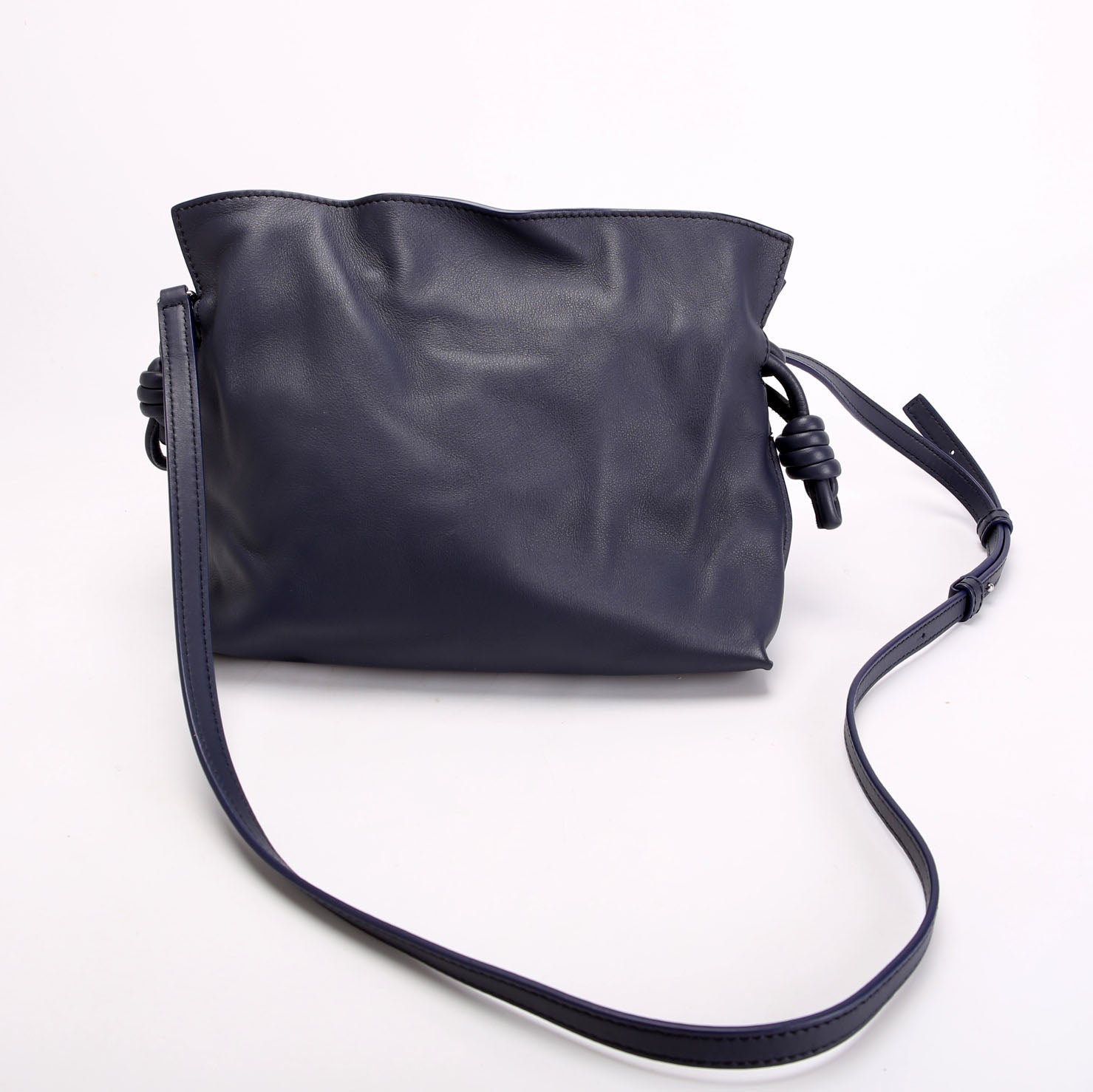 Flamenco Knot Clutch Mini Navy
