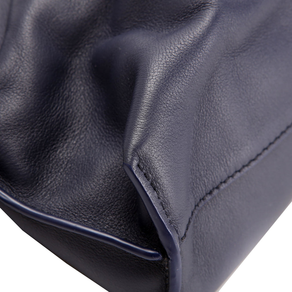 Flamenco Knot Clutch Mini Navy