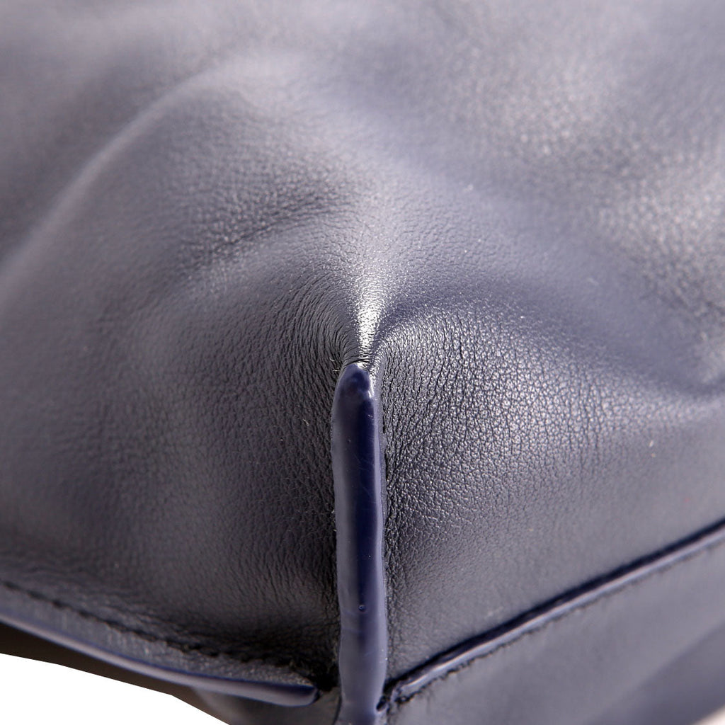 Flamenco Knot Clutch Mini Navy