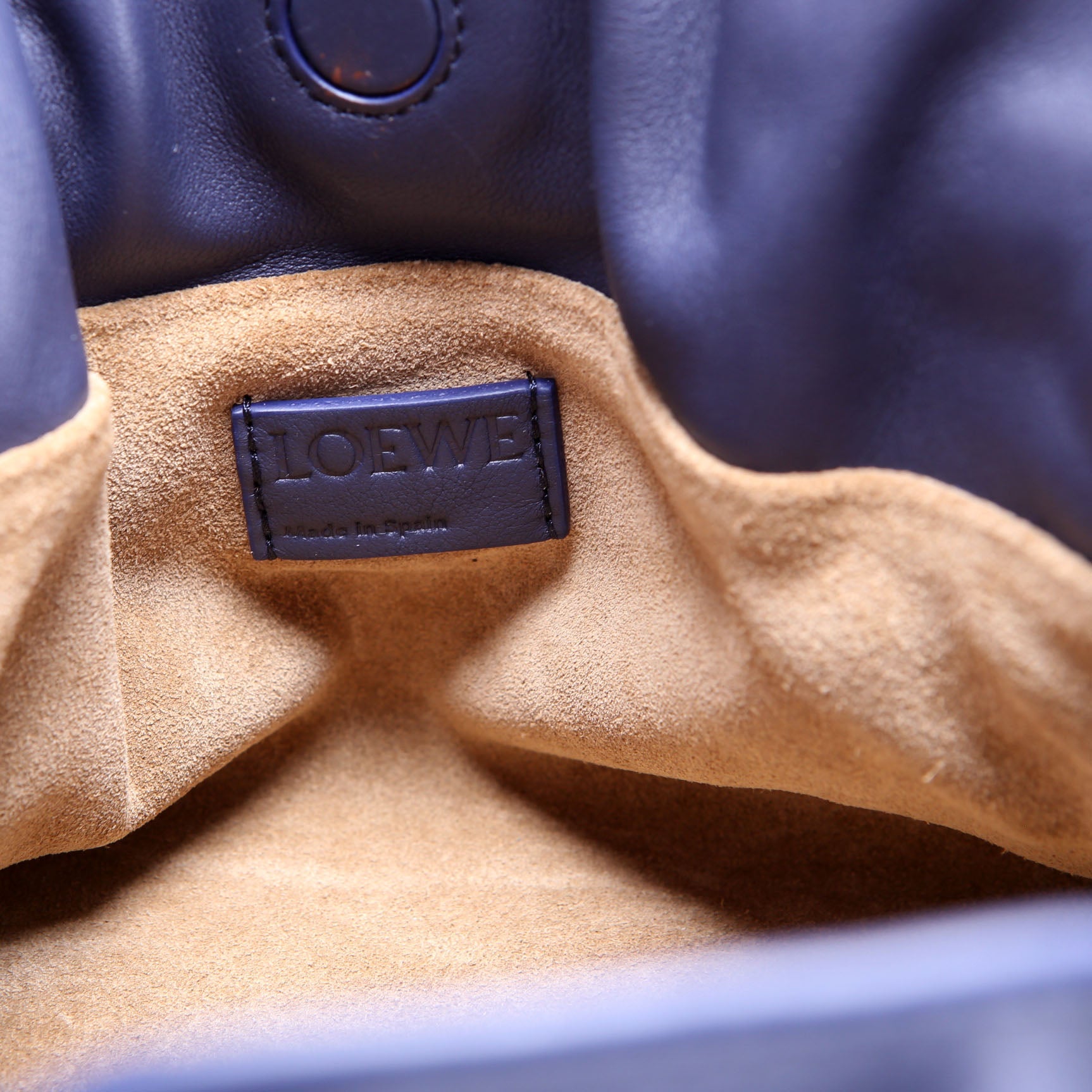 Flamenco Knot Clutch Mini Navy