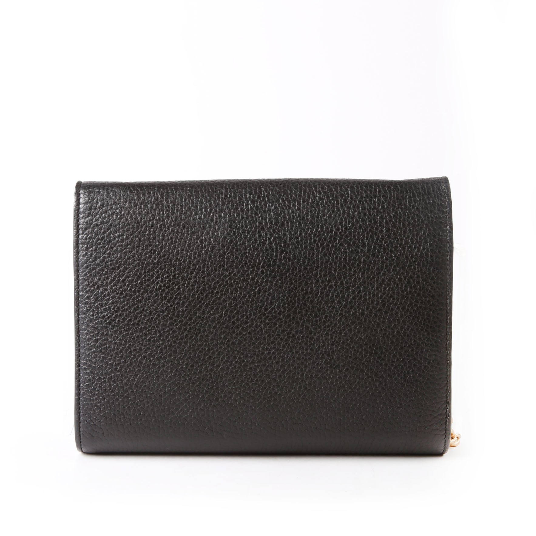 Gucci 401232 Marmont Chain Wallet Black