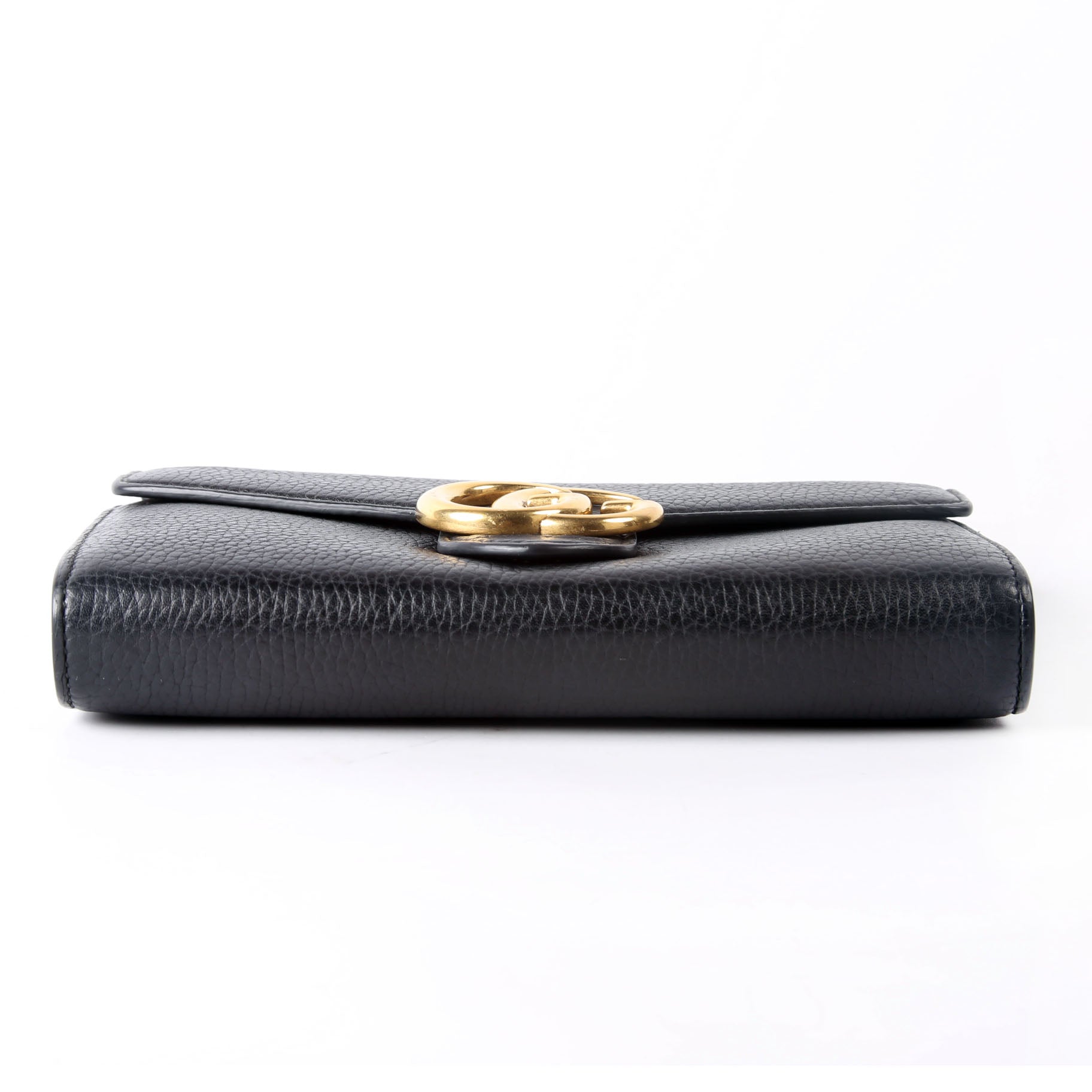 Gucci 401232 Marmont Chain Wallet Black