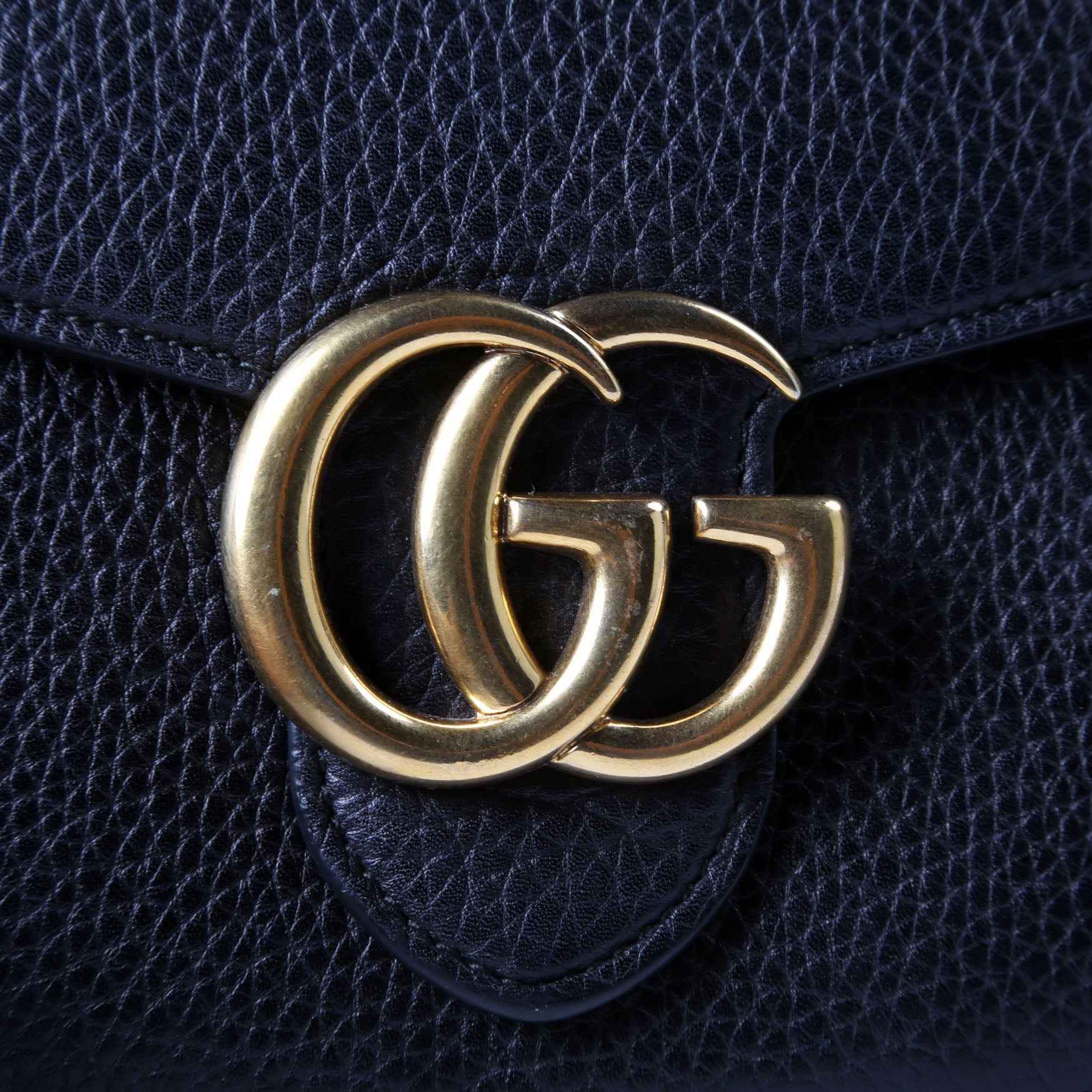 Gucci 401232 Marmont Chain Wallet Black