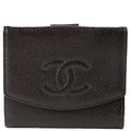 Timeless Compact Wallet Caviar Vintage Black